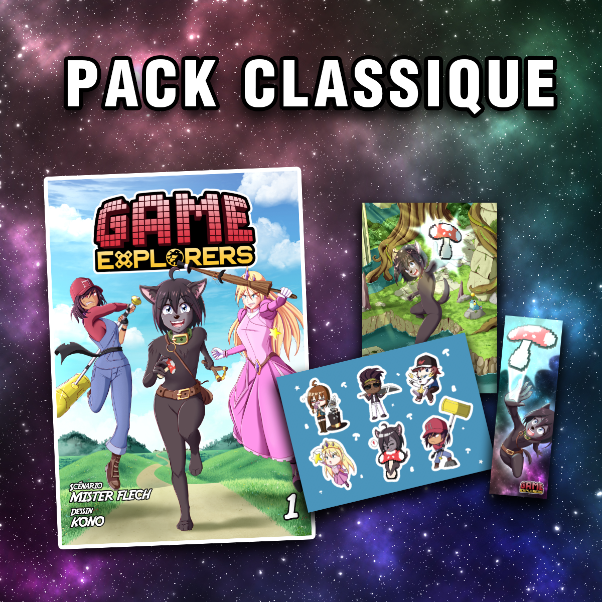 acheter pack classique Game Explorers